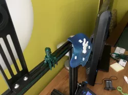 Hanging melting clock