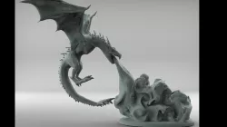 Harry Potter - 3D printing model of Hungarian Colacuerno