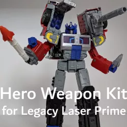 Hero Weapon Kit for Legacy Laser Optimus Prime
