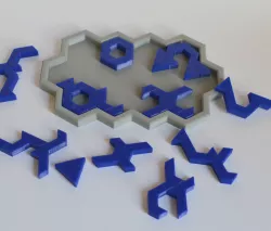 Hex jigsaw puzzle