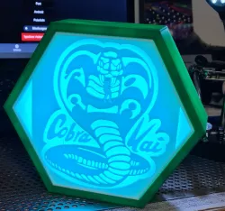 Hexagon Lithophane Box