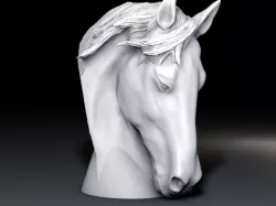 Horse bust