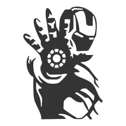 iron man stencil