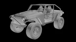 Jeep Wrangler TRAILCAT RC body