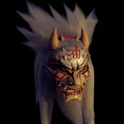 Jiraiya mask from Naruto