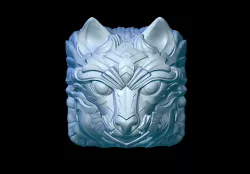 Key Cap Wolf