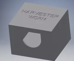 Kingdom Death Harvester Worm Card Box