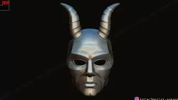Krampus Devil Mask - Satan Mask - Demon Mask Halloween 3D print model