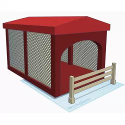 Large Barnyard Animal Pen