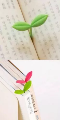 leaf bookmark (page separator)