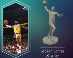 LeBron James 3D Dunk Model for 3D printing
