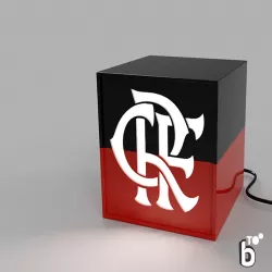 Luminária Flamengo soccer lamp