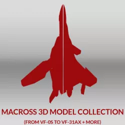 Macross 3D Model Collection (Fighter Mode)