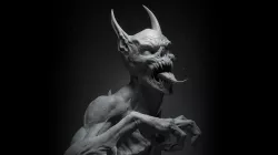 ManBat Statue