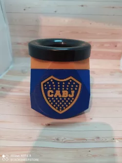 mate boca con llavero