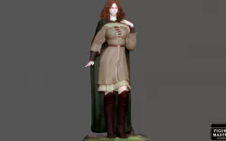 MELINA ELDEN RING CHARACTER GIRL 3D PRINT MODEL