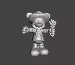 MICKEY MOUSE DISNEY FARMER .STL .OBJ