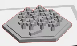 Minecraft Catan Wood Hex