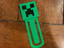 Minecraft Creeper Bookmark