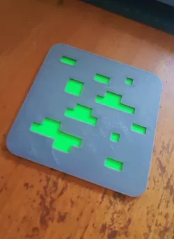 Minecraft Drink Coaster