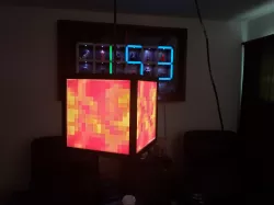 Minecraft Lava Cube Lamp