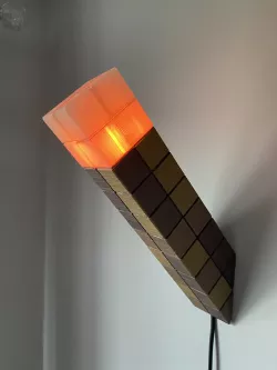 MINECRAFT TORCH LED POLE