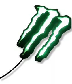 Monster Energy logo sign LED