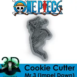 MR.3 (IMPEL DOWN) COOKIE CUTTER / ONE PIECE