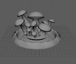 Mushroom ashtray