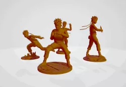 NARUTO - 4 POSES