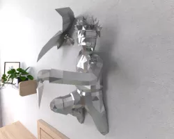 Naruto Wall Lowpoly