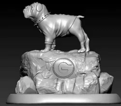 NFL - Bulldog - The Georgia Bulldogs football 3D print model