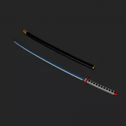 Nichirin Blade from Demon Slayer