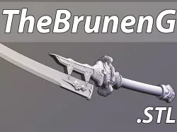 Nier Automata Virtuous Treaty sword [3D print files]