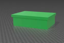 Organized Box with Hinges