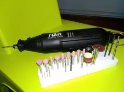 Organizer for mini drill type Dremel case / Organizador para mini taladro tipo Dremel