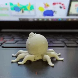 oswald the octopus plus keyring