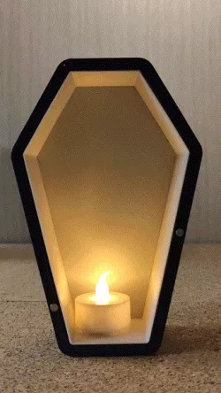 Owl coffin tealight