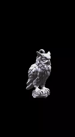 owl key ring