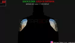 Pauldron Armor -Batman Shoulder Armor 2021 - Robert pattinson