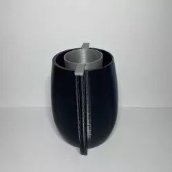 Planter mold with face