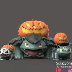 POKEMON - HALLOWEEN BULBASAUR EVOLUTION