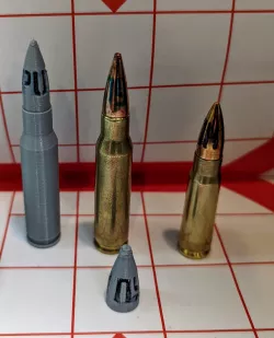 Putin's name on a bullet