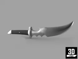Red Hood Knife for 3D Printing Batman under the red hood