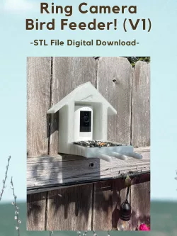 Ring Camera Bird Feeder (2 Versions Included)