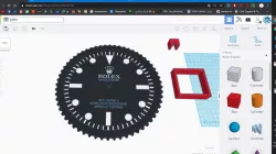 Rolex wall clock