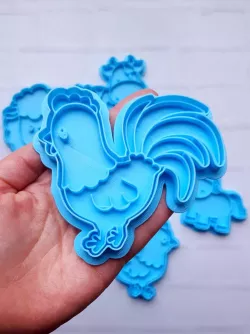 ROOSTER - FARM ANIMALS - COOKIE CUTTER - CUTTER - CUTTERS