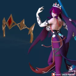 Rosaria Crown from genshin impact Cosplay