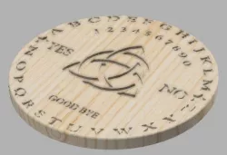 Round Ouija board