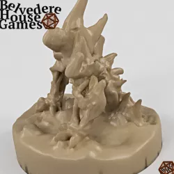 Skeleton WarHound 28mm Mini Support Free